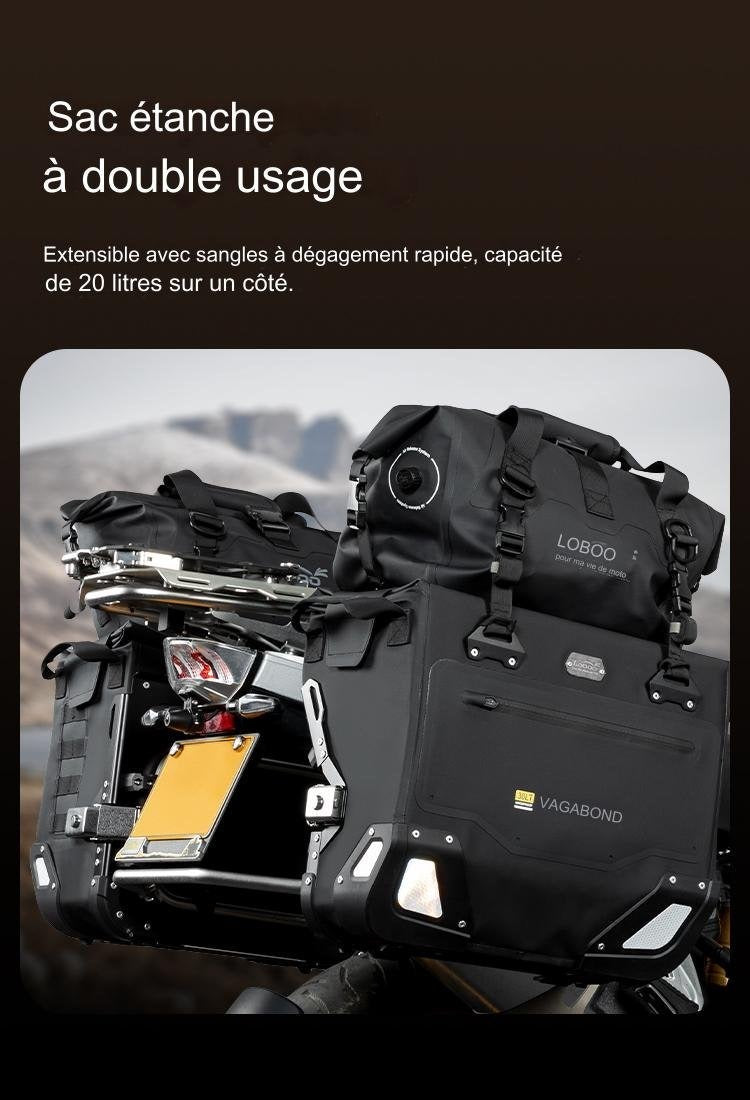 Valise Semi rigide Wanderer Loboo 30L+40L BMW R 1250 GS (2019- )
