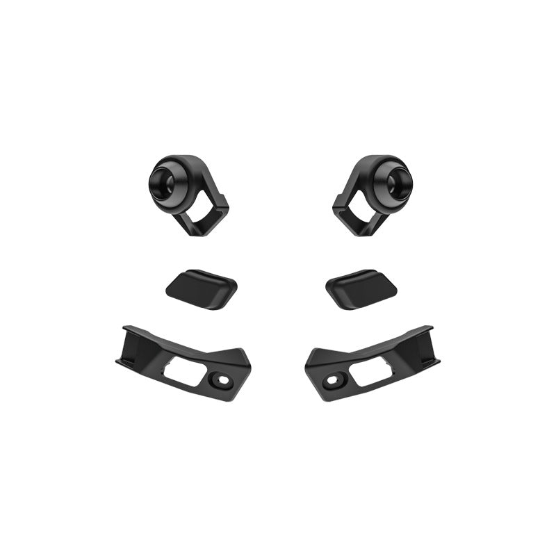 Kit de fixation pare-mains LOBOO CFCK001BK noir