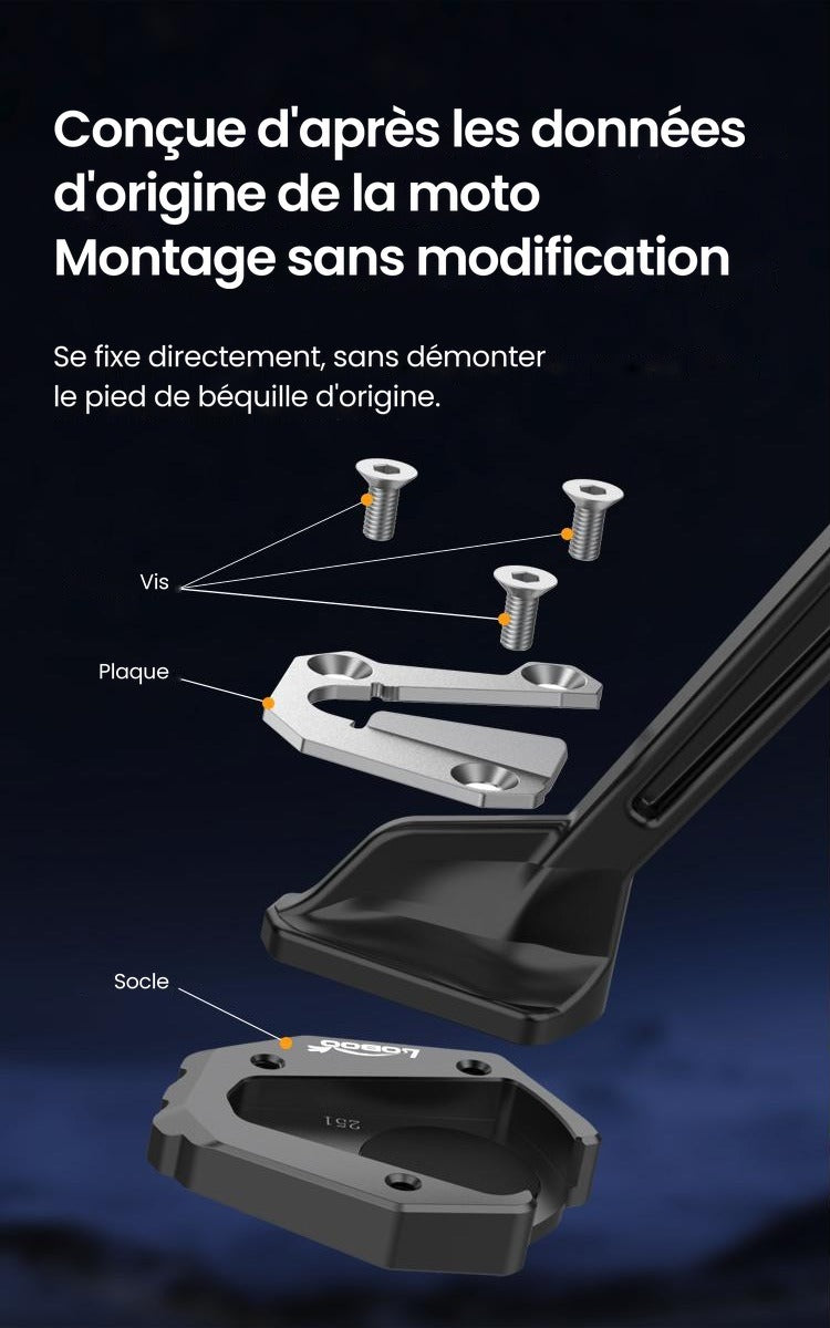 EXTENSION DE BÉQUILLE LOBOO KTM 1290 SUPER ADVENTURE S (2022- )