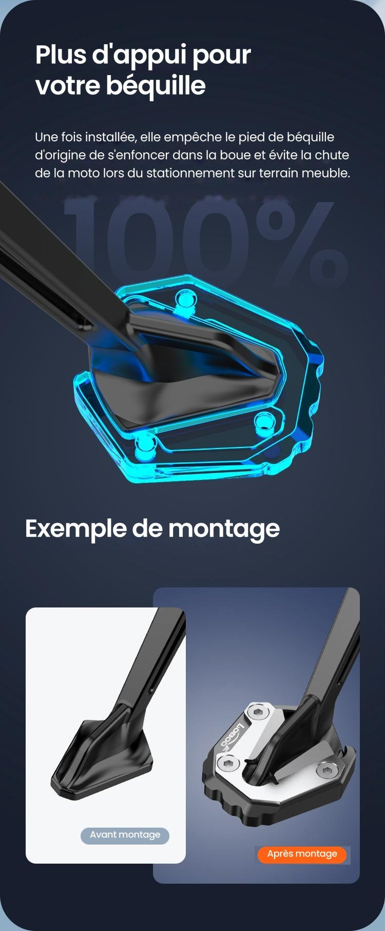EXTENSION DE BÉQUILLE LOBOO KTM 1290 SUPER ADVENTURE S (2022- )