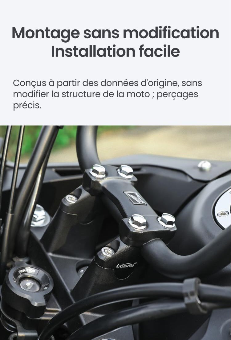 REHAUSSEURS DE GUIDON LOBOO HONDA CB400X (2021- )