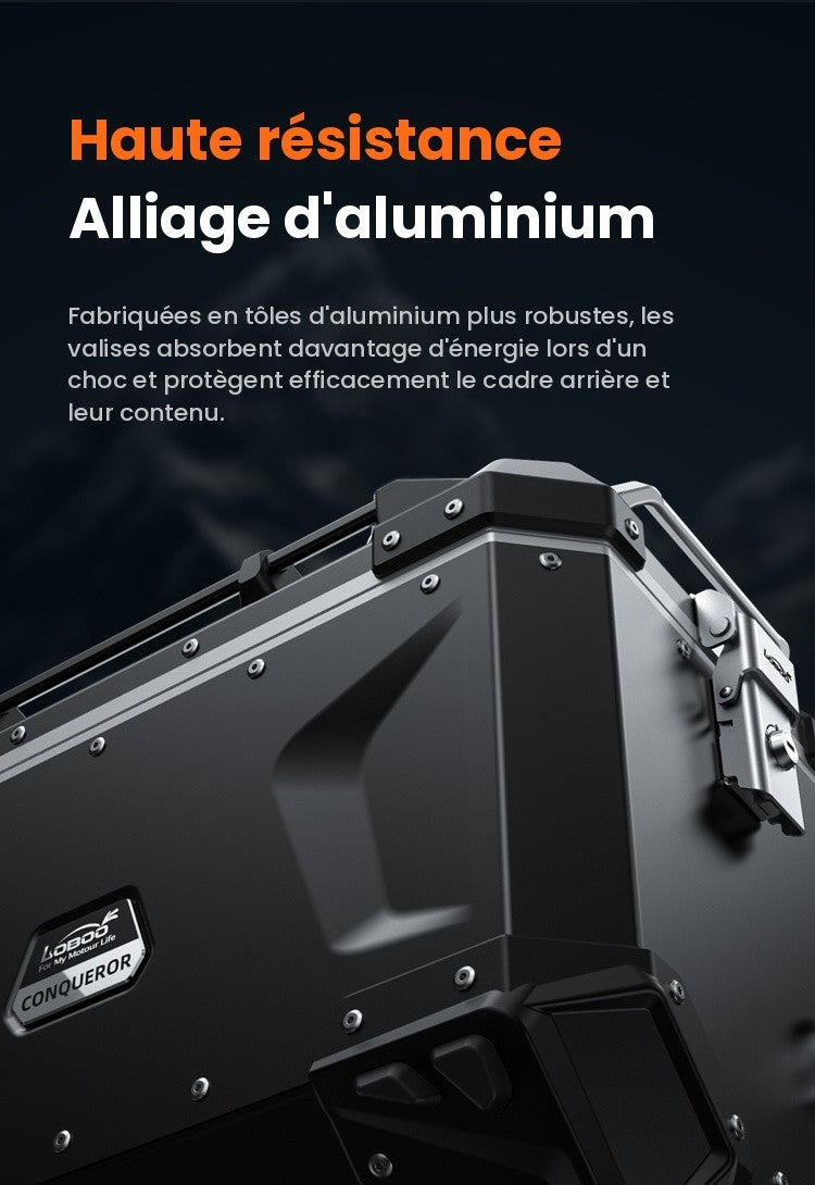 Valise aluminium Conqueror Loboo 30L+35L Husqvarna Norden 901 Expedition (2023- )