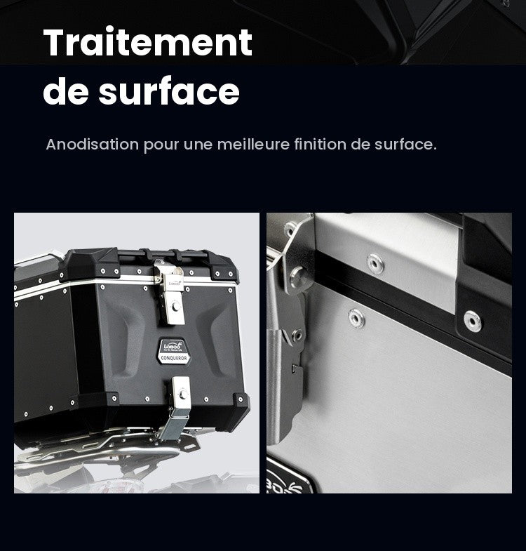 Valise aluminium Conqueror Loboo 30L+35L Husqvarna Norden 901 Expedition (2023- )