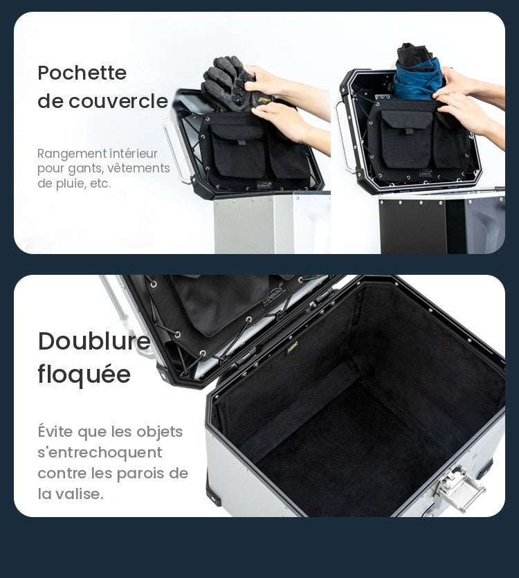 Valise aluminium Conqueror Loboo 38L+45L BMW R 1250 GS (2019- )