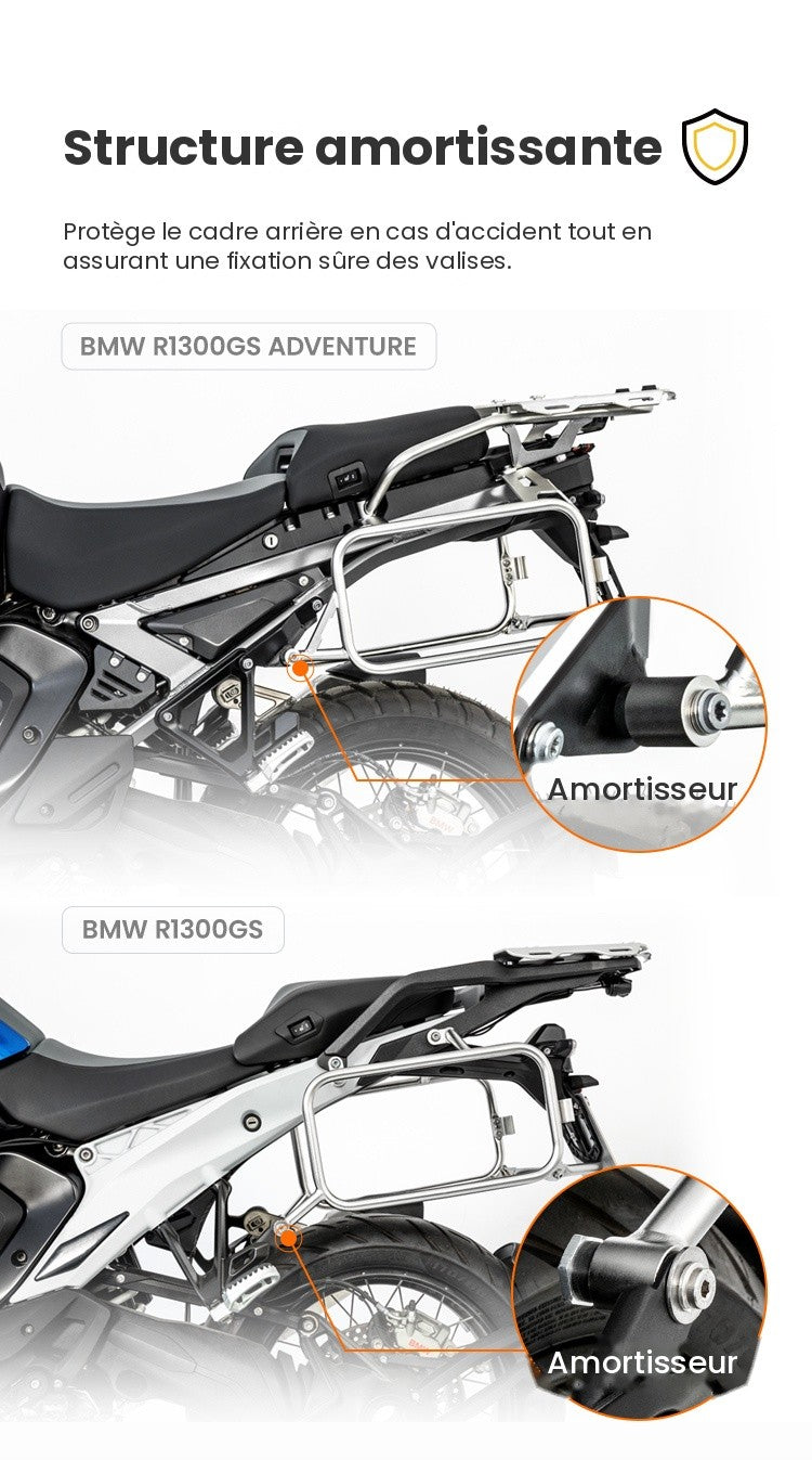 Valise aluminium Conqueror Loboo 45L+45L BMW R 1300 GSA (2023- )