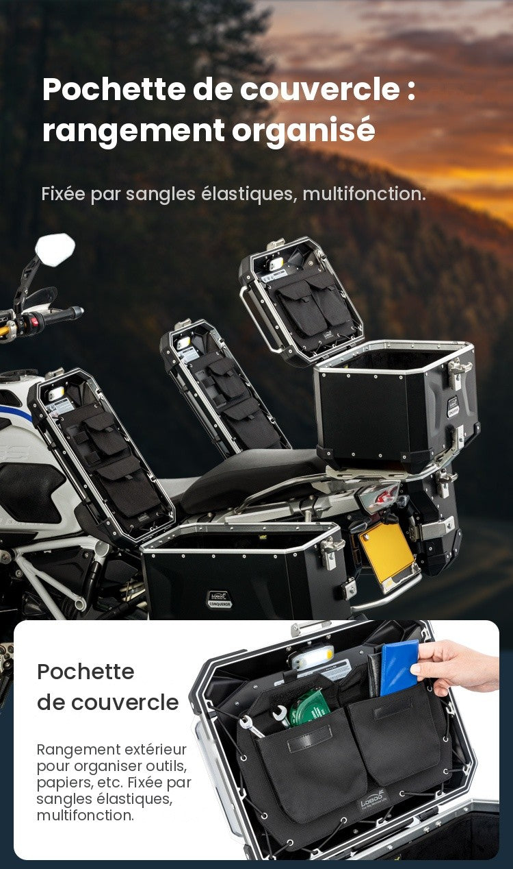 Valise aluminium Conqueror Loboo 45L+45L BMW R 1300 GSA (2023- )