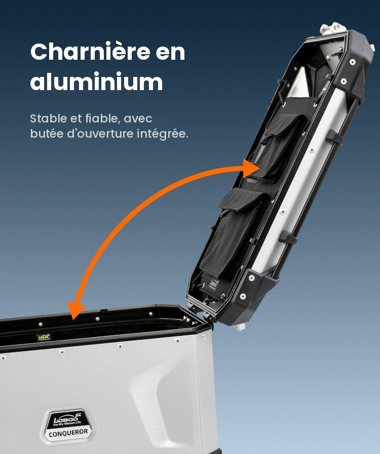 Valise aluminium Conqueror Loboo 45L+45L BMW R 1300 GSA (2023- )
