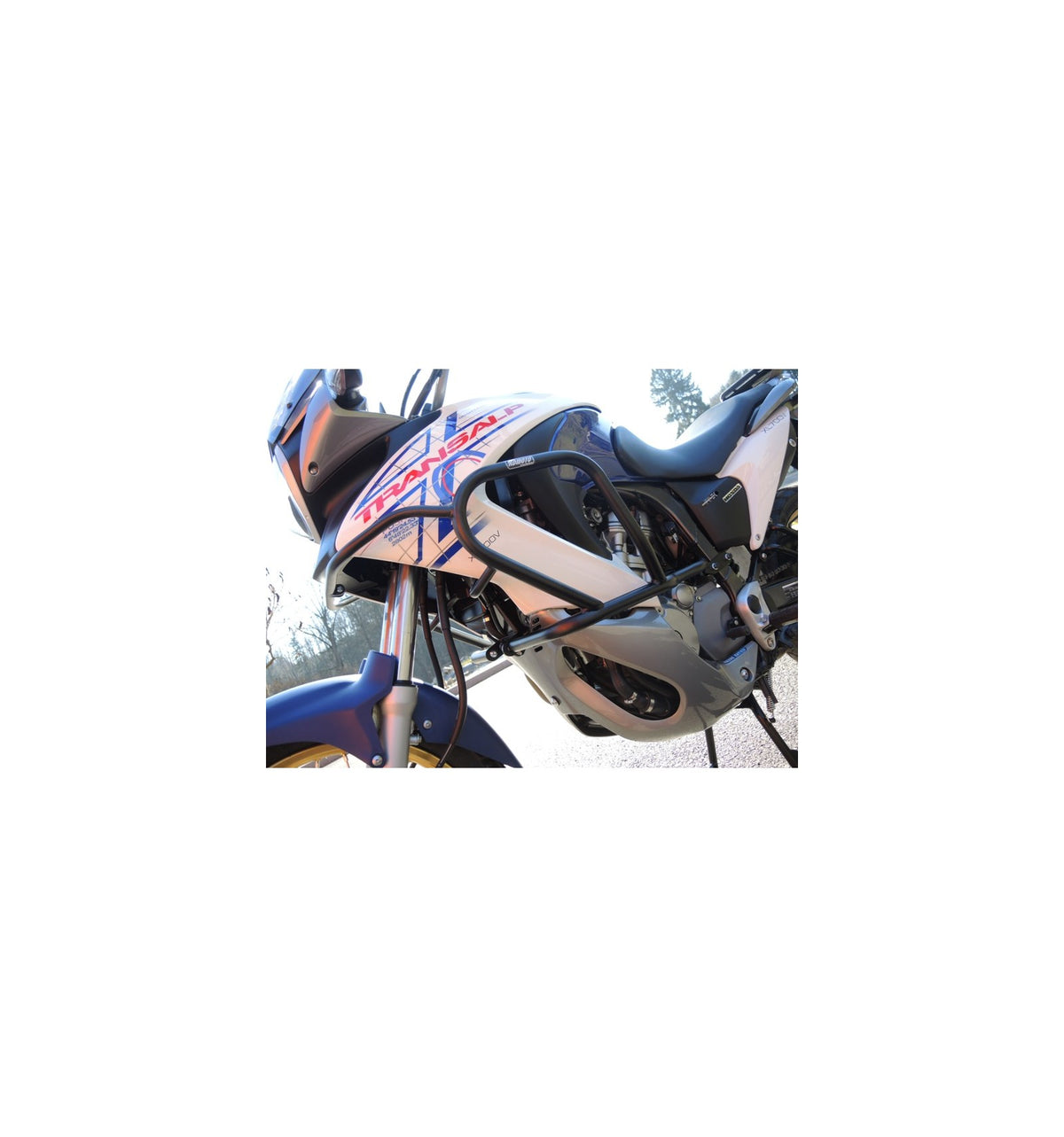 CRASH BAR RDMOTO HONDA 700 TRANSALP (2007-2012) AVEC RENFORT SOUS PHARE