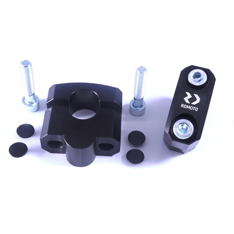 REHAUSSEURS DE GUIDON RDMOTO ZR22-30 Ø 22 MM +30 MM KAWASAKI KLE 500