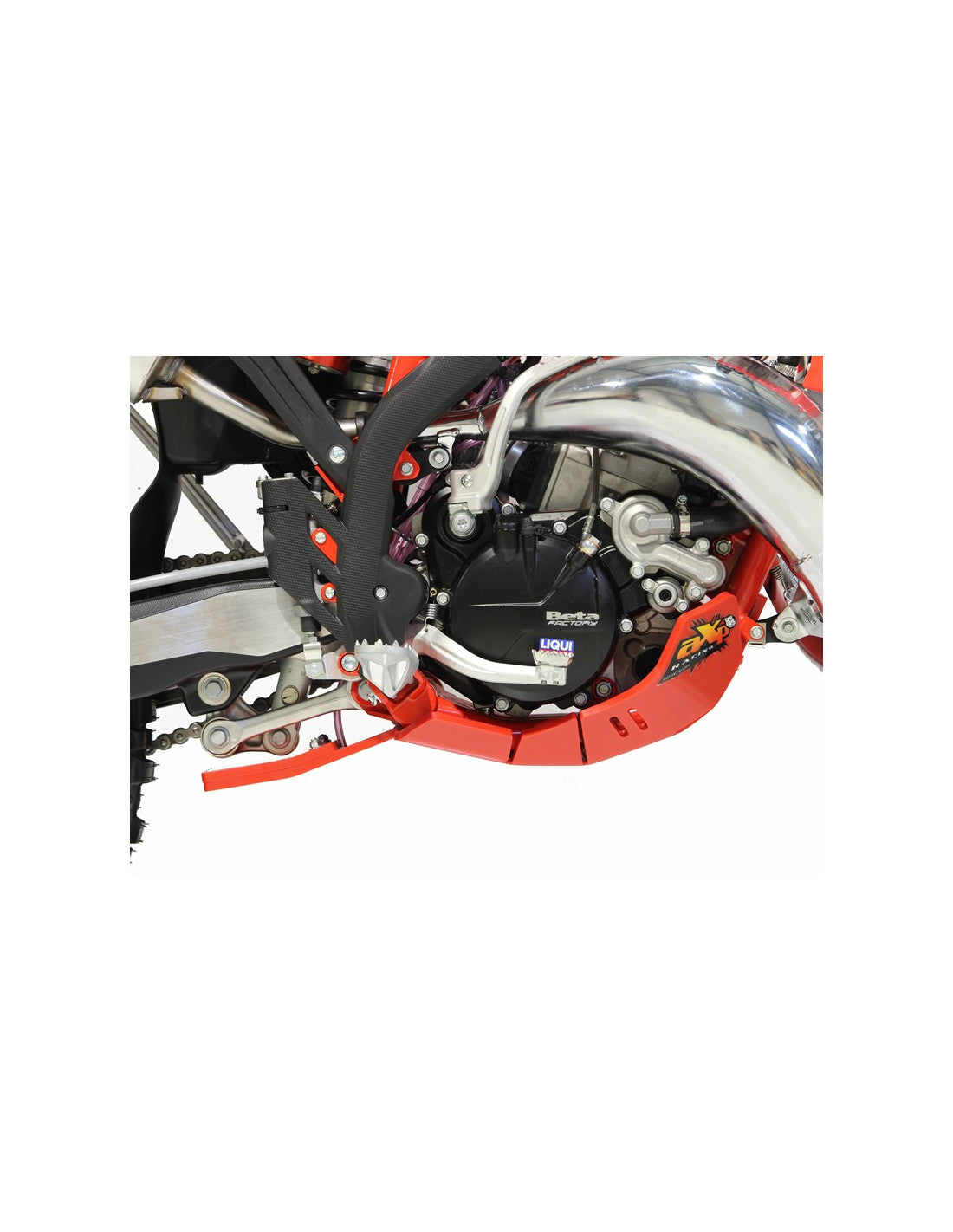 SABOT HARD ENDURO PEHD 8MM AVEC PROTECTION DE BIELLETTE AXP RACING BETA RR RACE 125 (2023-2026)