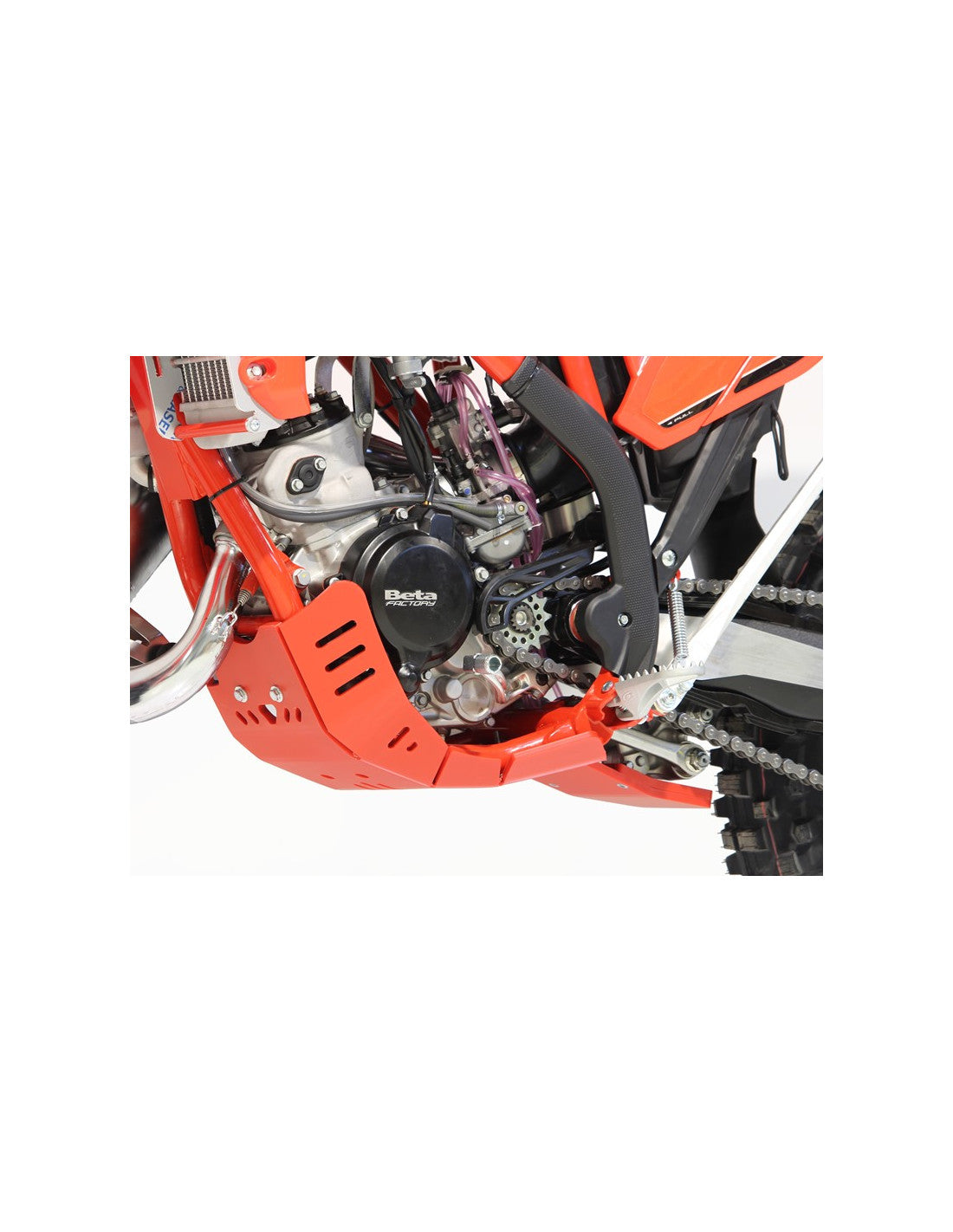 SABOT HARD ENDURO PEHD 8MM AVEC PROTECTION DE BIELLETTE AXP RACING BETA RR 125 (2023-2024)