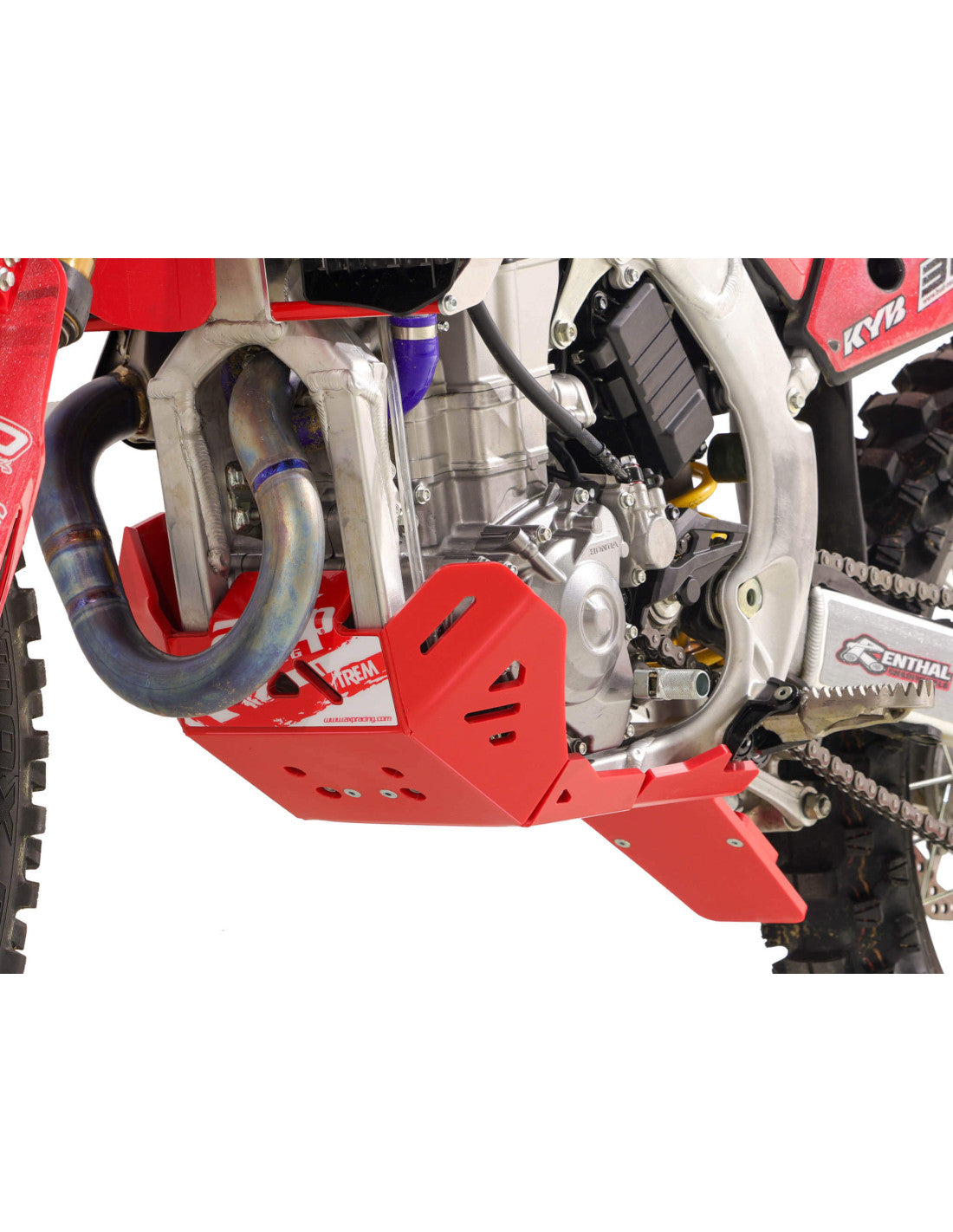 SABOT HARD ENDURO PEHD 8MM AVEC PROTECTION DE BIELLETTE AXP RACING HONDA CRF 450 RX (2025-2026)