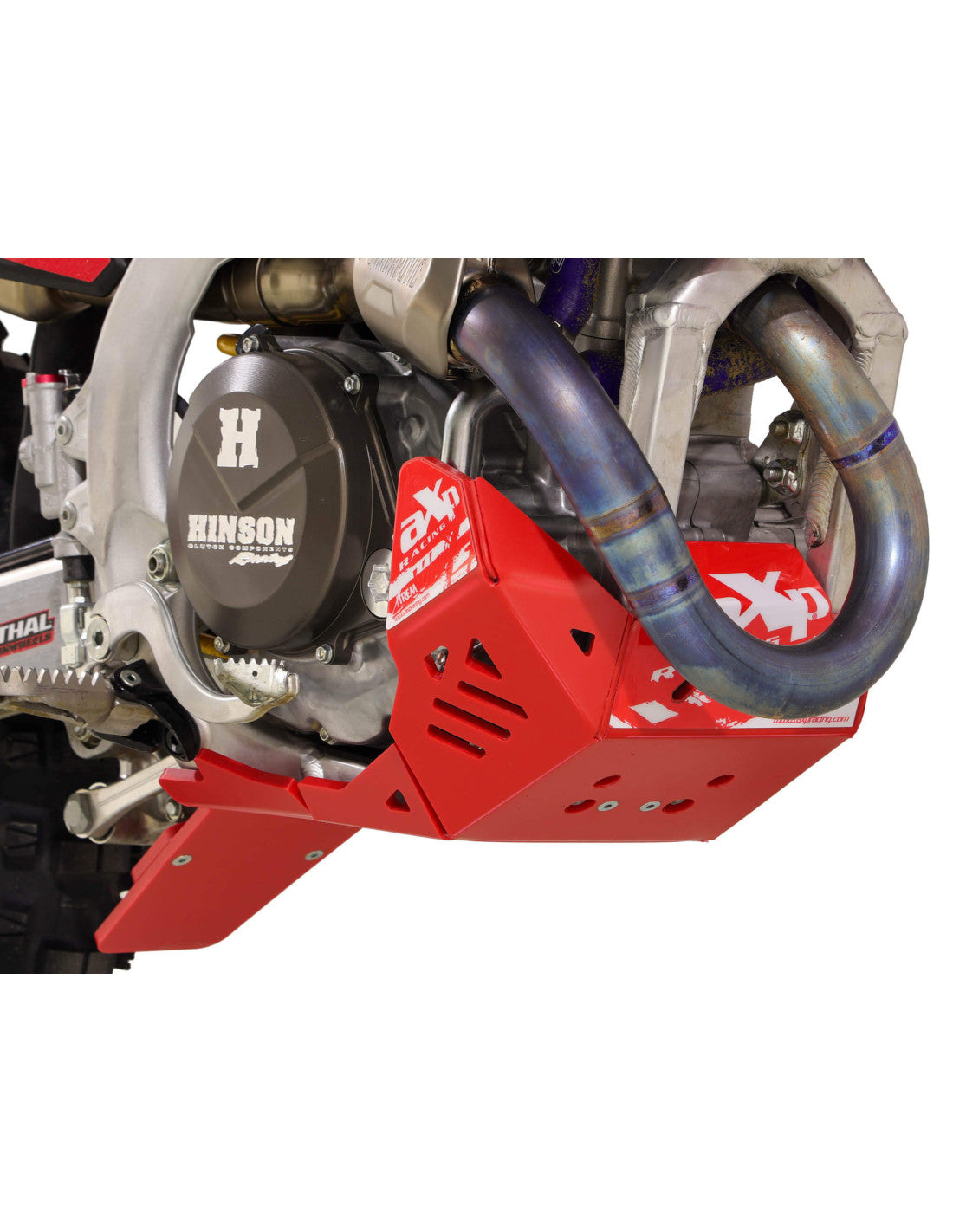 SABOT HARD ENDURO PEHD 8MM AVEC PROTECTION DE BIELLETTE AXP RACING HONDA CRF 450 RX (2025-2026)