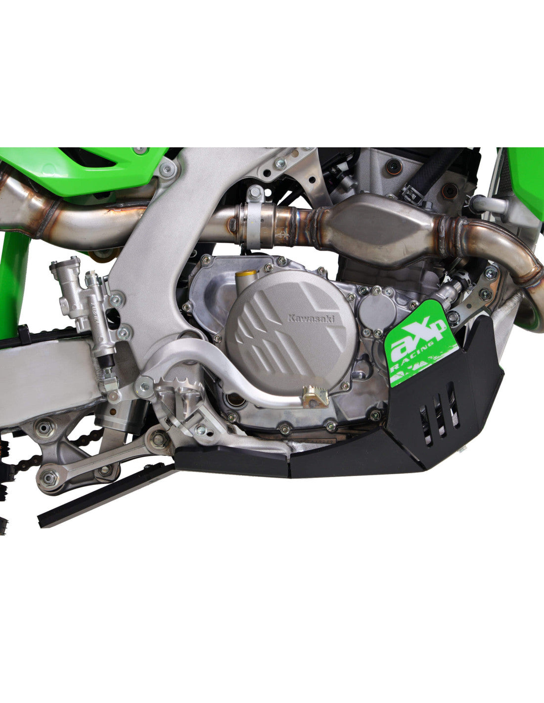 SABOT HARD ENDURO PEHD 8MM AVEC PROTECTION DE BIELLETTE AXP RACING KAWASAKI KX 250 X (2025-2026)