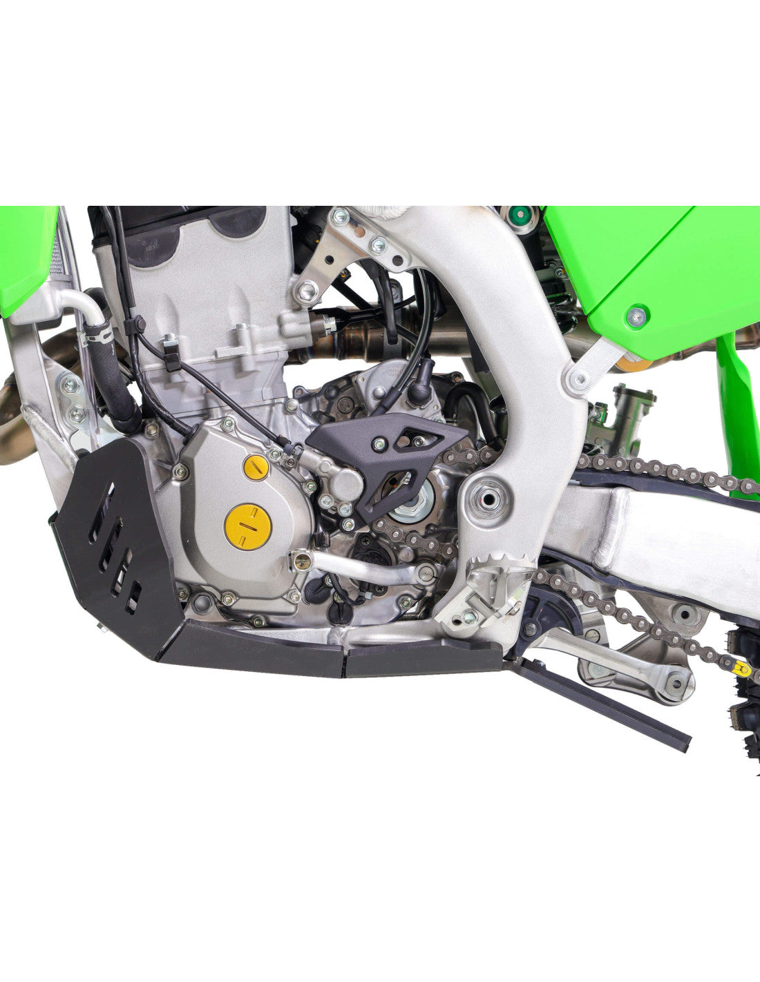 SABOT HARD ENDURO PEHD 8MM AVEC PROTECTION DE BIELLETTE AXP RACING KAWASAKI KX 250 X (2025-2026)