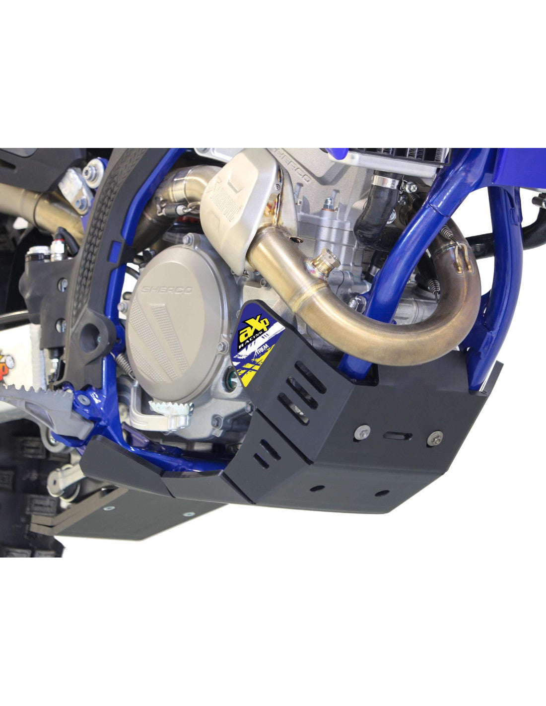 SABOT HARD ENDURO PEHD 8MM AVEC PROTECTION DE BIELLETTE AXP RACING SHERCO SEF 250 / SEF 300 (2025-2026)