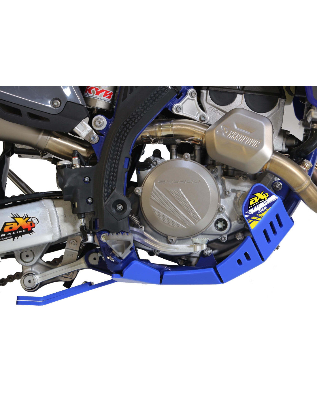 SABOT HARD ENDURO PEHD 8MM AVEC PROTECTION DE BIELLETTE AXP RACING SHERCO SEF 250 / SEF 300 (2025-2026)