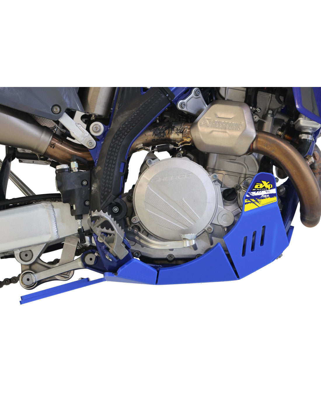 SABOT HARD ENDURO PEHD 8MM AVEC PROTECTION DE BIELLETTE AXP RACING SHERCO SEF 500 (2025-2026)