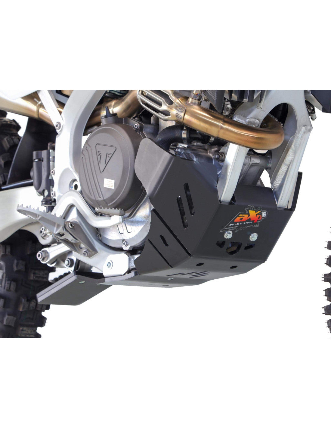 SABOT HARD ENDURO PEHD 8MM AVEC PROTECTION DE BIELLETTE AXP RACING TRIUMPH TF 250-C (2025-2026)