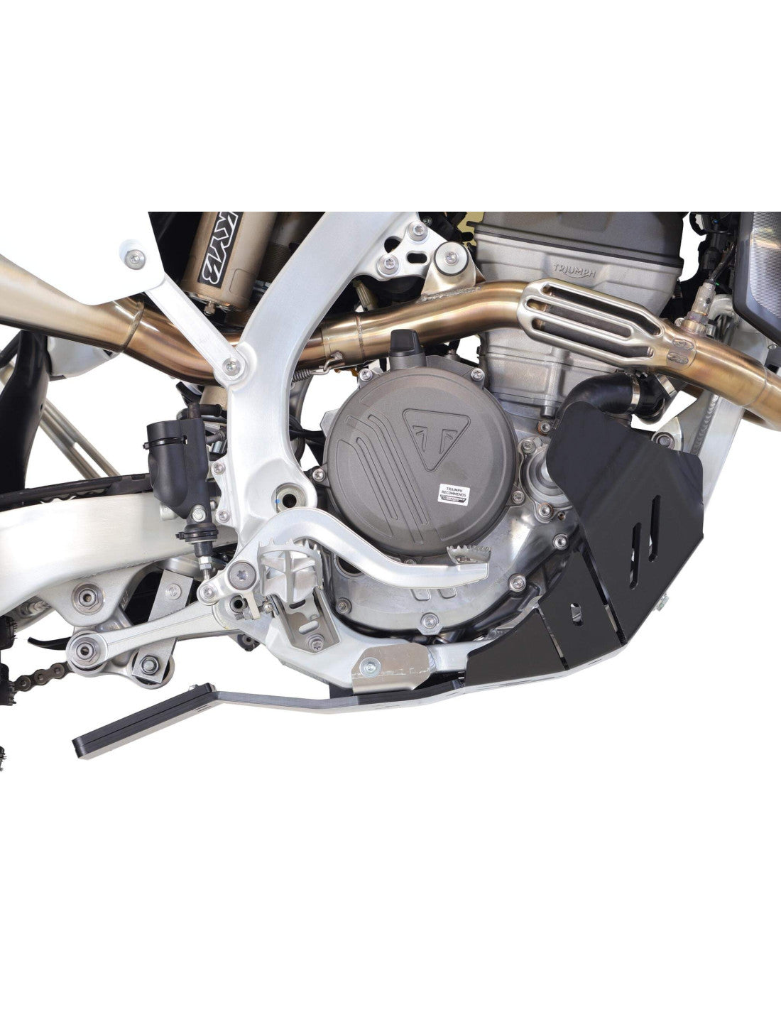 SABOT HARD ENDURO PEHD 8MM AVEC PROTECTION DE BIELLETTE AXP RACING TRIUMPH TF 250-E (2025-2026)