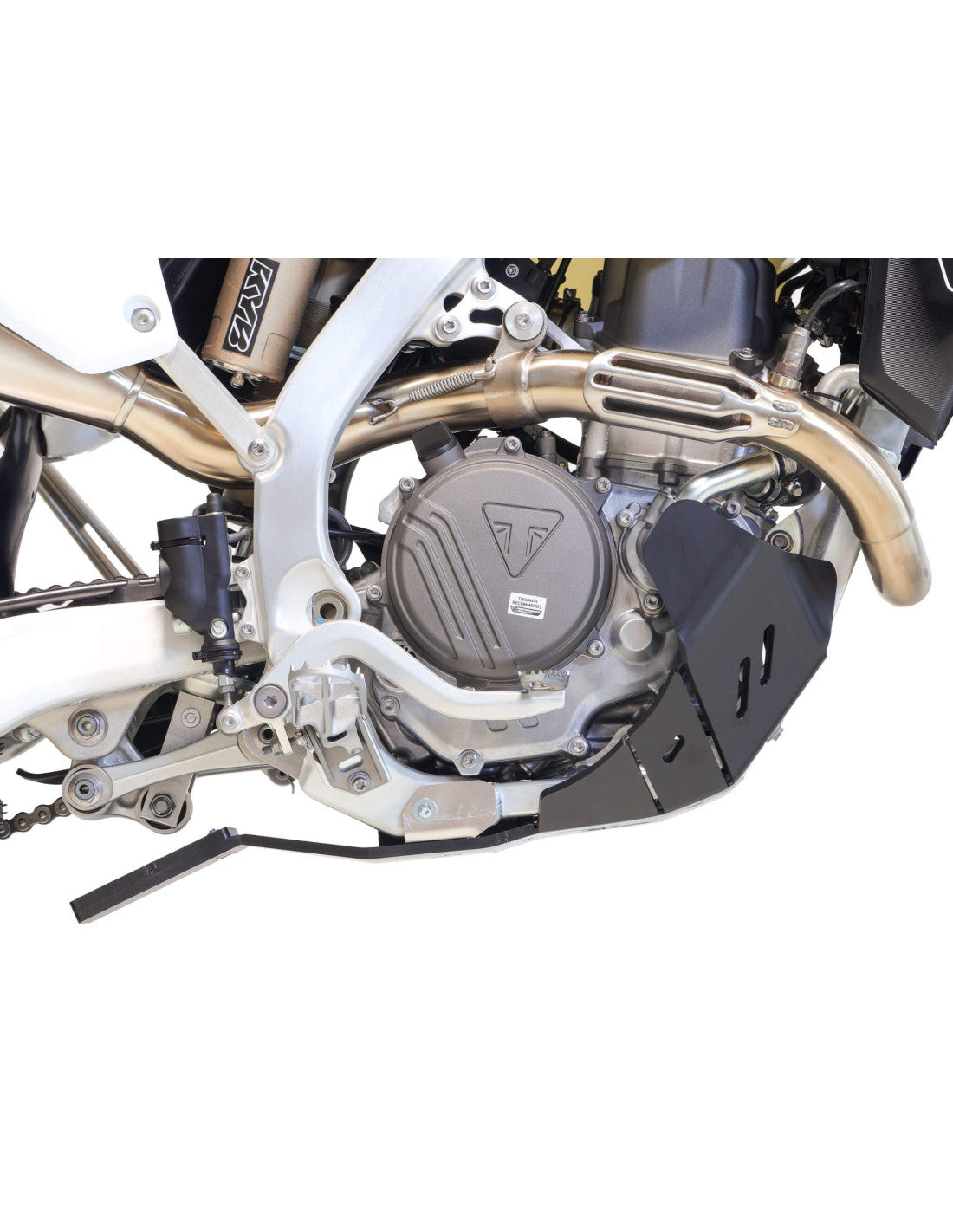 SABOT HARD ENDURO PEHD 8MM AVEC PROTECTION DE BIELLETTE AXP RACING TRIUMPH TF 450-RC (2025-2026)