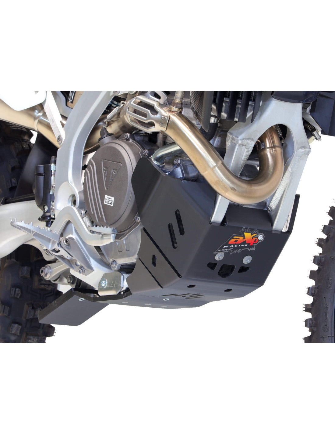 SABOT HARD ENDURO PEHD 8MM AVEC PROTECTION DE BIELLETTE AXP RACING TRIUMPH TF 450-C (2025-2026)