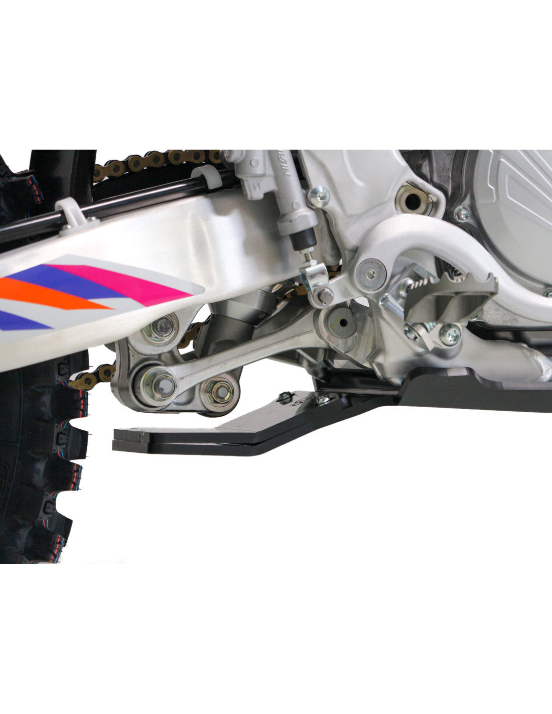 SABOT HARD ENDURO PEHD 8MM AVEC PROTECTION DE BIELLETTE AXP RACING FANTIC XXF 250 (2025-2026)