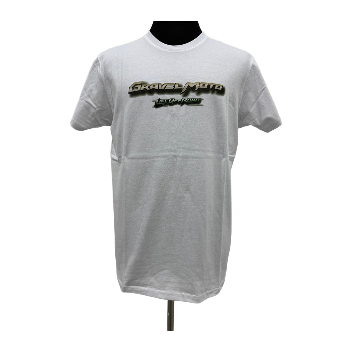 Tee Shirt Homme Gravel Moto Life Off Road 3D Blanc