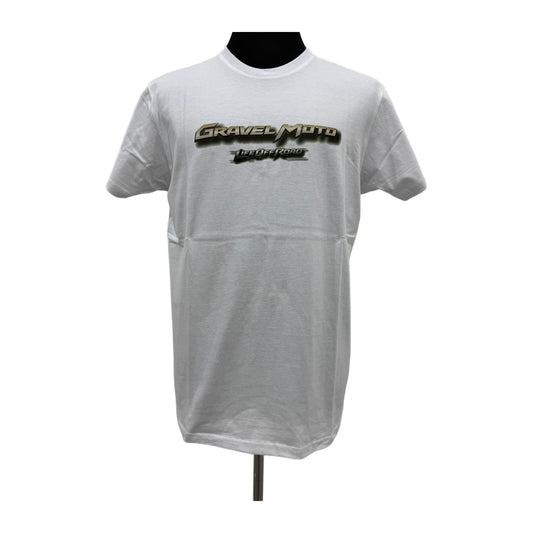Tee Shirt Homme Gravel Moto Life Off Road 3D Blanc
