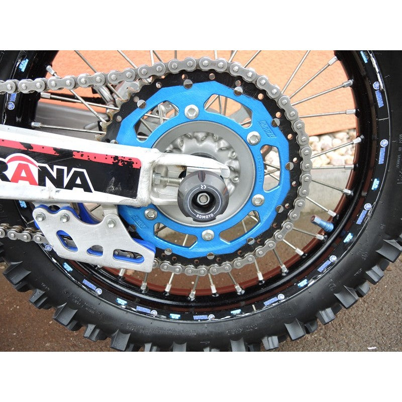 TAMPONS DE PROTECTION DE ROUE ARRIÈRE RDMOTO N82-N81-318 YAMAHA YZ 450 F