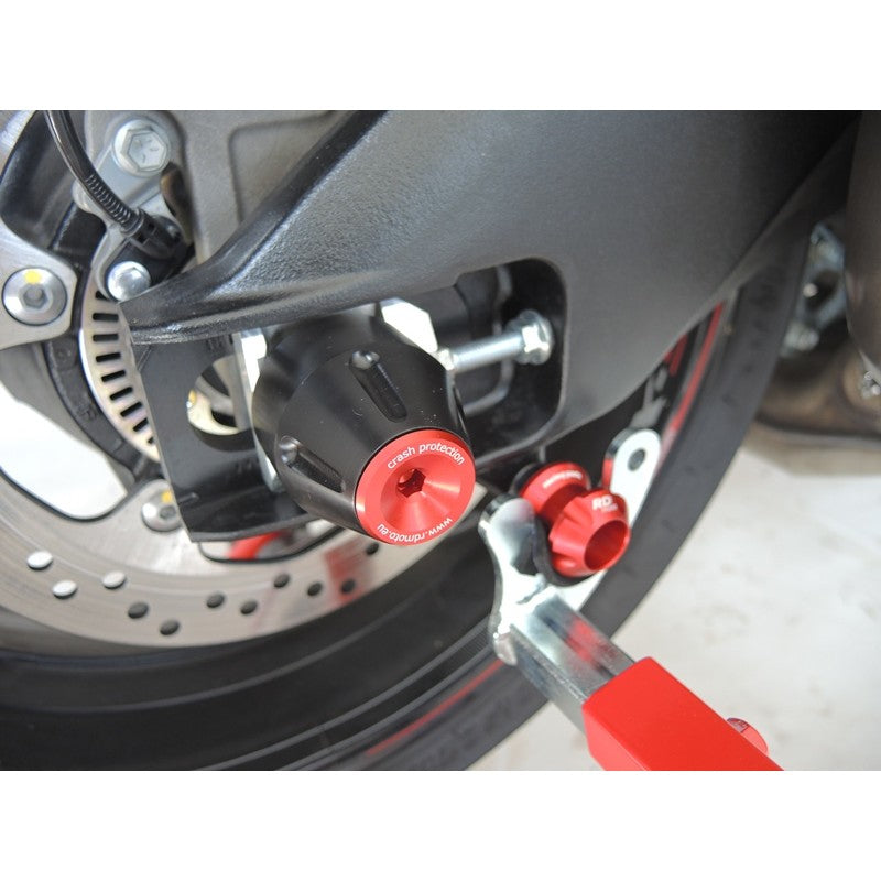 TAMPONS DE PROTECTION DE ROUE ARRIÈRE RDMOTO P51-P69-385 SUZUKI GSX-S 1000 GX