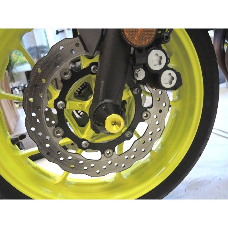 TAMPONS DE PROTECTION DE ROUE AVANT RDMOTO P16-P6-300 YAMAHA TRACER 7