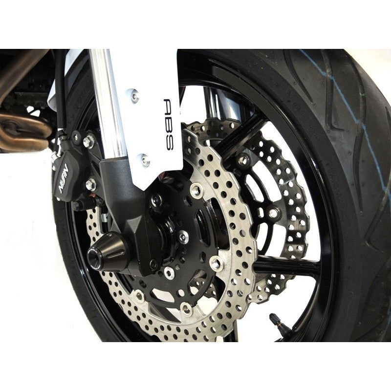 TAMPONS DE PROTECTION DE ROUE AVANT RDMOTO P8-P9-300 KAWASAKI VERSYS 650