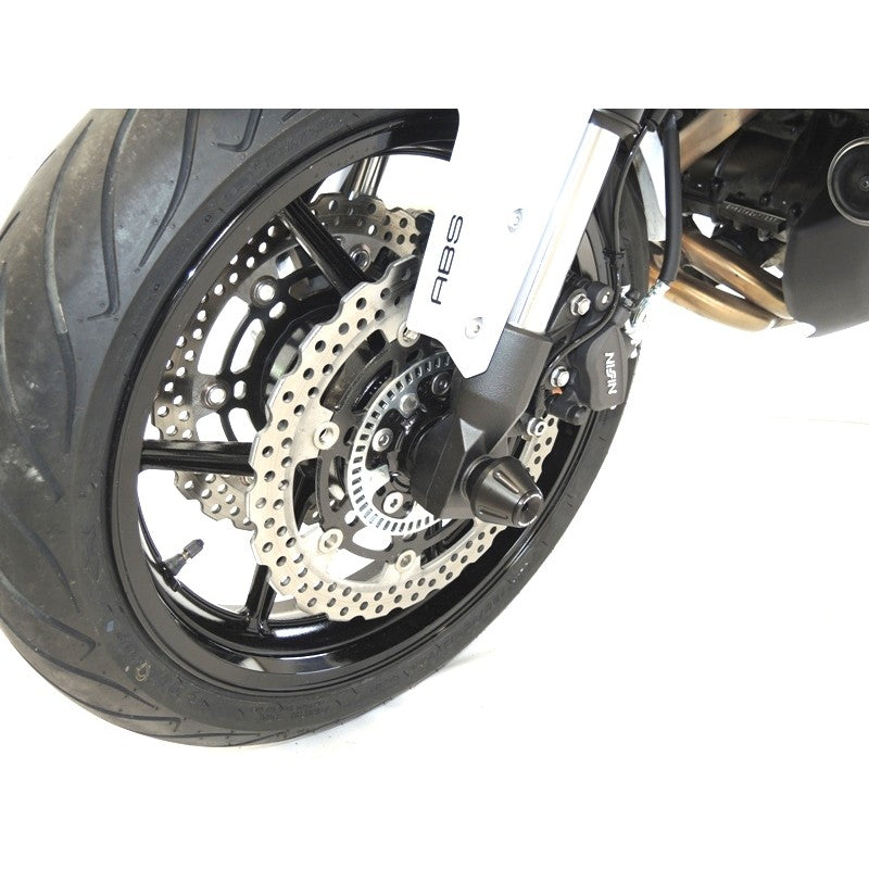 TAMPONS DE PROTECTION DE ROUE AVANT RDMOTO P8-P9-300 KAWASAKI VERSYS 650